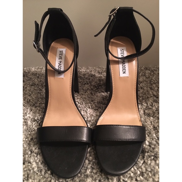 carrson black leather